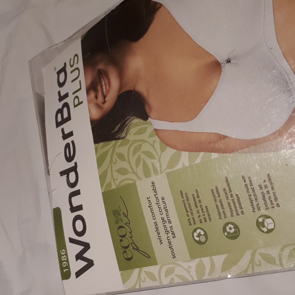 Wonder Bra eco wireless bra white lace/NEW - Picture 7 of 8